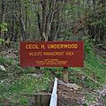 Cecil H Underwood WMA - Sign-square