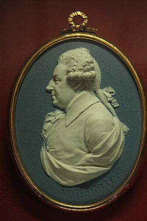 Charles Townley, miniature by Josiah Wedgewood