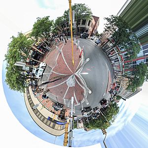 Davis Square Somerville MA Photosphere "Home Sweet Home" by Tim Sackton