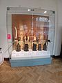 Display of Benin bronzes at Museum of Archaeology & Anthropology, Cambridge, March 2022