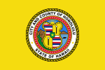 Flag of Honolulu, Hawaii