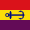 Flag of the Captain General of the Fleet Second Spanish Republic (1931-1939).svg