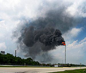 Flare, Bayport Industrial District, Harris County, Texas