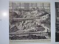 Fouilles exécutées dans la cour du Louvre - Mise à jour des fondations de l'ancienne tour de Philippe Auguste