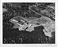 George Mason College, Fairfax campus, 1967, aerial photograph looking north