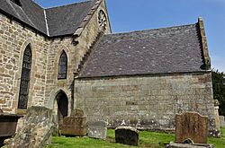 Glencairn Aisle entrance, Kilmaurs-Glencairn church. East Ayrshire