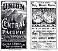 Great Overland Route Timetable Cover 1881
