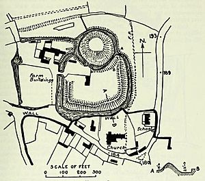 Haughley Castle plan