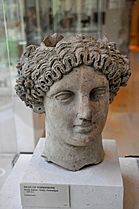 Head of Persephone. Earthenware. From Sicily, Centuripae, c. 420 BCE. The Burrell Collection, Glasgow, UK