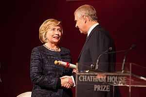 Hillary Rodham Clinton Prince Andrew Chatham House Prize 2013 Award Ceremony (10224154325)