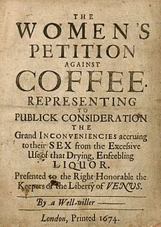 Houghton EC65.A100.674w - Women's Petition Against Coffee