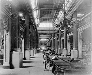 Interior view of Queen's Hall, SLV