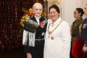 Joan Withers DNZM investiture