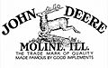 John Deere logo 1912-1936