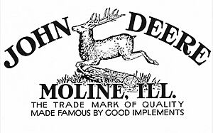 John Deere logo 1912-1936