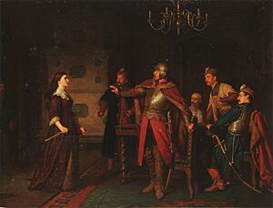 Löffler-Anna Dorota Chrzanowska na zamku w Trembowli