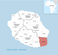 Locator map of Saint-Philippe 2018