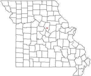Location of Pierpont, Missouri