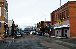 Main Street in Wibaux