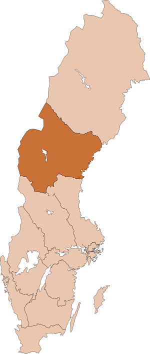 Map of Diocese of Härnösand