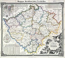 Mapa království českého 1847