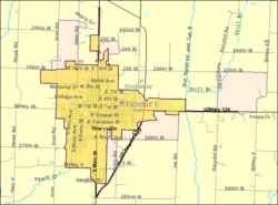 U.S. Census Map of Maryville