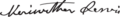Meriweather Lewis Signature