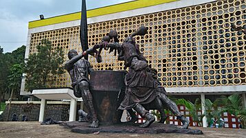 Monument at Uganda Museum