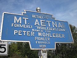 Official logo of Mount Aetna, Pennsylvania