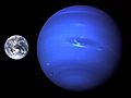 Neptune, Earth size comparison 2