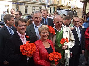 Opposition leaders at the 2006 Sweden elections