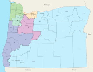 Oregon Congressional Districts, 118th Congress