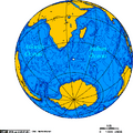 Orthographic projection centered on the Prince Edward Island