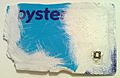 Oyster card partially destroyed