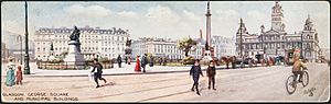 Panorama Card of George Square