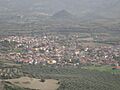 Panorama di Gesturi visto dalla Giara