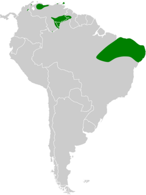 Procnias averano map.svg