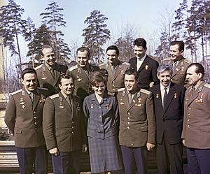 RIAN archive 888102 Soviet cosmonauts