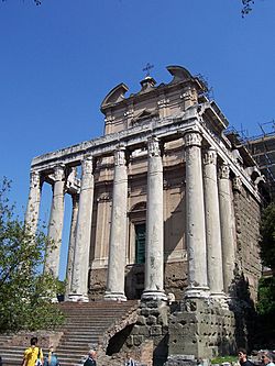 Roma-tempio di antonio-faustina