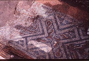 Roman mosaic under St Catherine's, Exeter - geograph.org.uk - 1140583