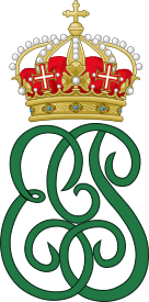 Royal Monogram of Queen Elena of Italy, Variant