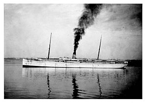 SS Victoria White Hull