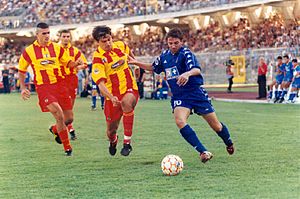 Serie A 1999-09-25 Lecce x Juventus - Savino x Del Piero