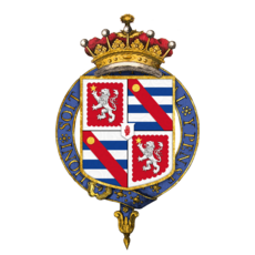 Shield of arms of Charles Grey, 2nd Earl Grey, KG, PC