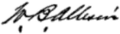 Signature of William Boyd Allison (1829–1908)