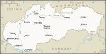 Slovakia-CIA WFB Map