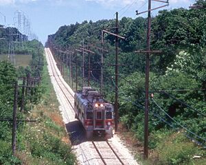 The South Shore Line at Smith in 1990