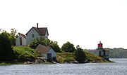 Squirrel Point Maine Light incl boathouse and keepers quarters