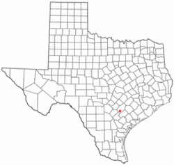 Location of Smiley, Texas