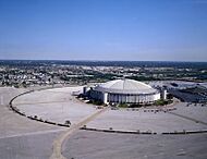 The Astrodome, aerial view